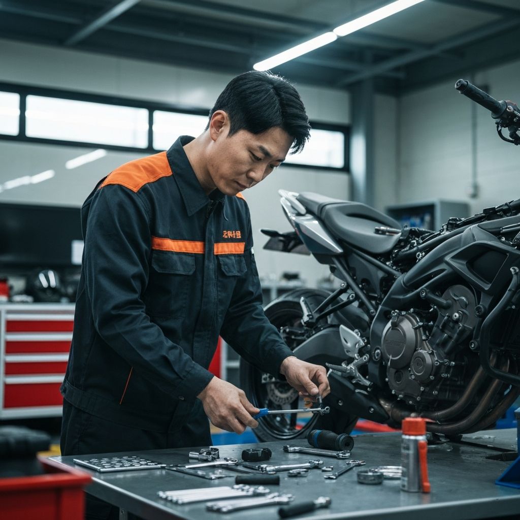 썬샤인바이크 수리점 - 전문 오토바이 정비사